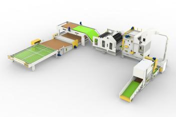 HJBR-1230*1850 takaró gyártósora