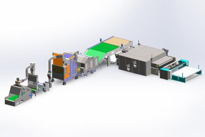 HJ-poliészter vasa gyártósoros