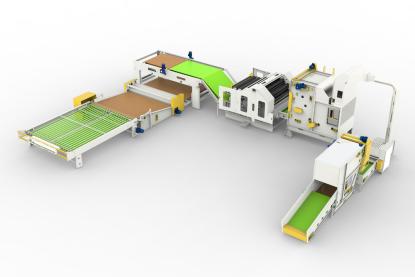 HJBR-1230*1850 takaró gyártósora